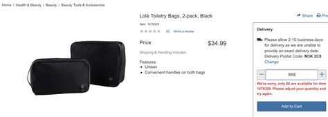 lole toiletry bag costco